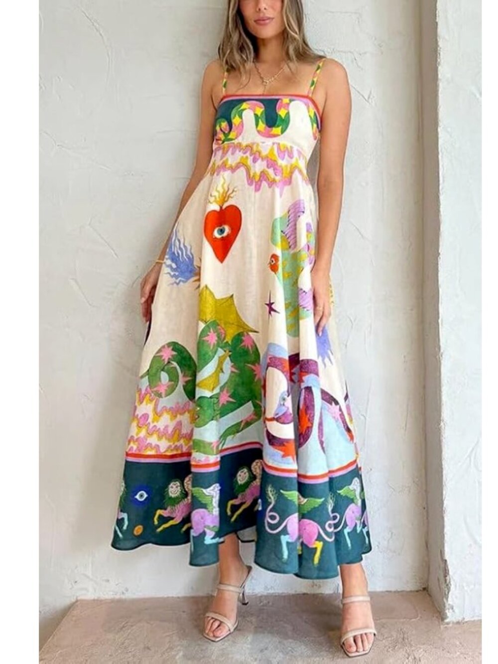 Seeker Maxi Sundress (unbranded) - Sz Small (NWOT)